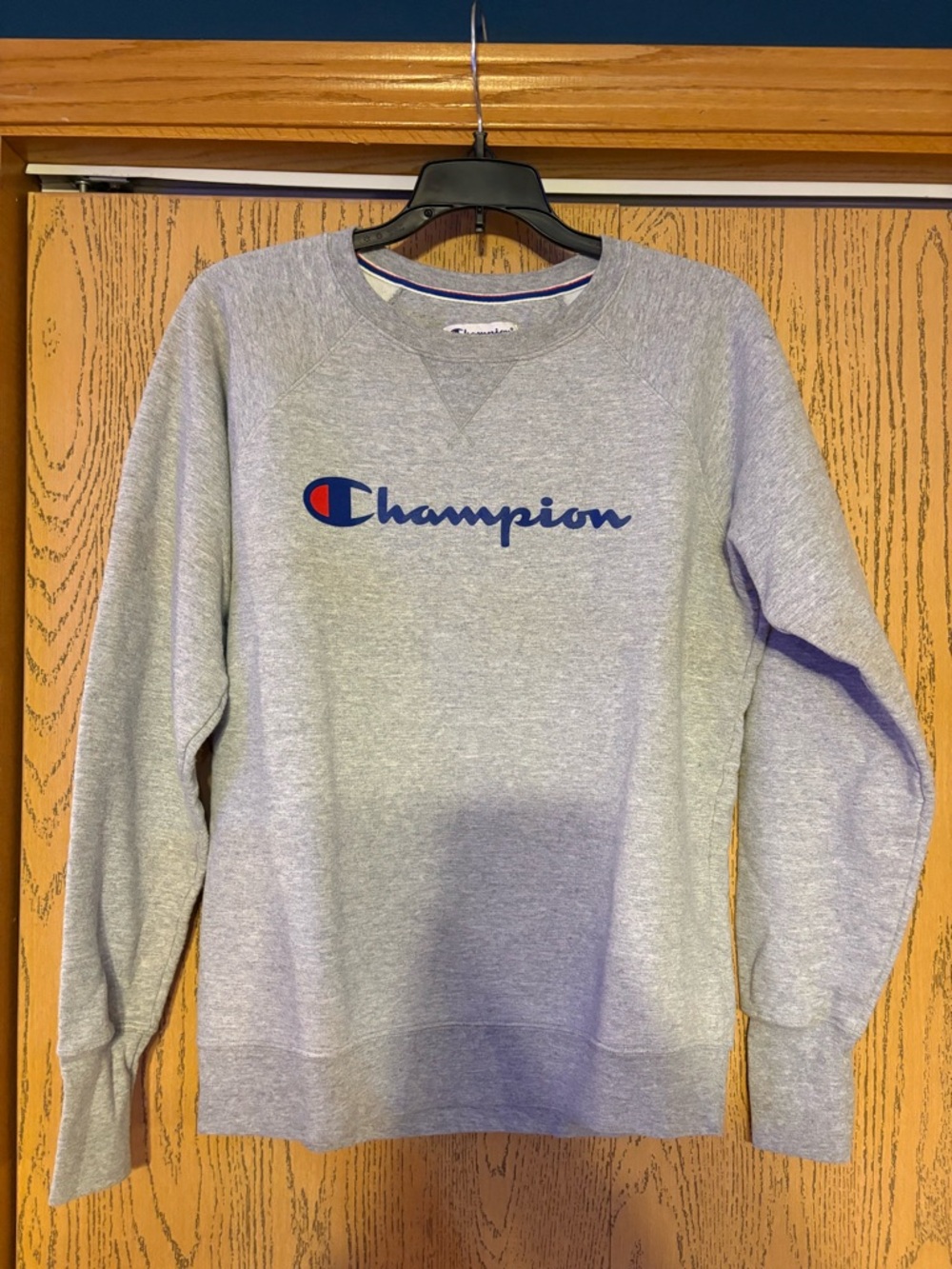 Champion Light Gray Crewneck Sweatshirt EUC